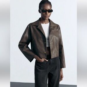 Women's Brown Faux leather